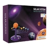 Projection-plan-taire-du-syst-me-solaire-mod-le-astronomique-monter-soi-m-me-huit-plan