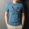 MLSHP-t-shirt-manches-courtes-pour-hommes-tricot-de-luxe-en-soie-m-re-imprim-couleur