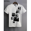 Dsquared2-T-Shirt-col-rond-en-coton-pour-hommes-imprim-classique-Simple-d-contract-tendance-la