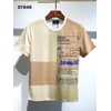 Dsquared2-T-Shirt-col-rond-pour-homme-Logo-classique-grande-lettre-mode-d-contract-e-tendance