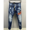 DSQUARED2-jean-lettres-pour-hommes-femmes-Streetwear-tendance-d-contract-Slim-coupe-droite-d-chir-feuille