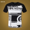 Dsquared2-T-Shirt-col-ras-du-cou-imprim-pour-hommes-et-femmes-100-coton-d-contract