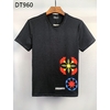 Dsquared2-T-shirt-col-rond-homme-femme-100-coton-lettres-simples-mode-d-contract-e-tendance