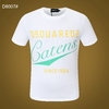 Dsquared2-T-Shirt-col-ras-du-cou-100-coton-pour-hommes-et-femmes-Simple-et-d