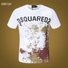 Dsquared2-T-Shirt-col-ras-du-cou-100-coton-pour-hommes-et-femmes-d-contract-tendance