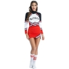 Uniforme-de-pom-pom-girl-pour-filles-uniforme-d-cole-pour-femmes-hauts-en-Patchwork-manches