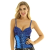 Bustier-Push-up-paillettes-blouissantes-pour-femmes-pour-adultes-armatures-d-guisement-f-te-hip-hop