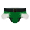 Culotte-en-velours-pour-homme-Lingerie-fantaisie-jockstrap-short-plumes-n-ud-papillon-sous-v-tement