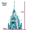 Blocs-de-construction-du-ch-teau-de-la-reine-des-neiges-Disney-jouets-de-la-s