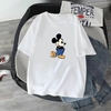 Disney-T-shirt-manches-courtes-pour-femme-haut-tudiant-blanc-c-l-brit-Internet-style-cor