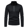 Polo-manches-longues-en-tricot-pour-homme-pull-classique-et-d-contract-col-semi-ouvert-couleur