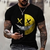 T-shirt-manches-courtes-homme-femme-Streetwear-d-contract-estival-et-la-mode-avec-motif-XOXO