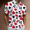 Polo-manches-courtes-pour-hommes-Streetwear-d-contract-carreaux-fermeture-clair-col-rabattu-Design-Patchwork