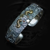 Cangji-Bracelet-en-argent-pour-hommes-fait-la-main-glutonnant-ouverture-r-glable-mode-dominatrice-accessoires