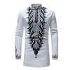 Bazin-riche-imprim-pour-hommes-v-tements-africains-mode-africaine-blanc-chemise-manches-longues-d-contract