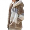 Manteau-capuche-pour-femme-veste-chaude-manches-longues-bloc-de-couleur-fermeture-clair-peluche-automne-hiver