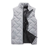 Gilet-d-hiver-pour-hommes-fabuleux-rembourr-Cardigan-loisirs-couleur-unie