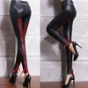 Legging-de-motard-Sexy-en-Faux-cuir-pour-femme-lastique-et-extensible-taille-haute-collection-automne