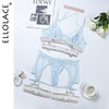 Ellolace-Lingerie-de-luxe-pour-femmes-4-pi-ces-sous-v-tements-transparents-jarretelles-bandes-tongs