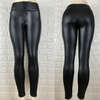 Legging-noir-en-Faux-cuir-pour-femme-v-tement-moulant-taille-haute-Push-Up-v-tement