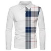 Polo-manches-longues-pour-homme-taille-europ-enne-couleur-unie-d-contract-la-mode-col