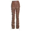 Ins-Style-pantalon-Long-en-simili-cuir-pour-femmes-slim-taille-haute-mode-Streetwear-nouvelle-collection