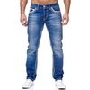 Jean-droit-d-lav-sans-trous-pour-homme-pantalon-Long-en-Denim-style-Boyfriend-Streetwear-ample