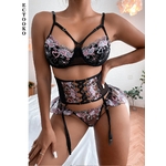 ECTOOKO-soutien-gorge-brod-pour-femmes-ensemble-de-3-pi-ces-transparent-sous-v-tements-Transpar