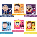 Autocollants-de-bricolage-jouets-ducatifs-pour-enfants-Puzzle-cr-atif-Expression-faciale-ensemble-de-cadeaux-amusants