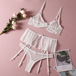 ECTOOKO-ensemble-de-lingerie-rotique-de-mari-e-blanche-petite-jupe-trois-pi-ces-avec-anneau