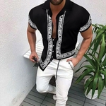 Chemise-d-contract-e-manches-courtes-pour-hommes-v-tements-d-t-tendance-r-tro-europ