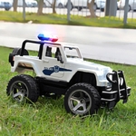 Double-E550-1-12-grand-camion-RC-JEEP-jouet-de-Police-voiture-radiocommand-e-machine-lectrique