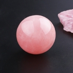 Boule-de-cristal-Rose-lisse-Rose-naturelle-et-polie-d-coration-de-la-maison-ornements-feng