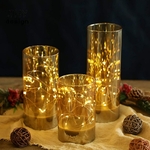 Ensemble-de-3-lampes-de-Table-piles-6-8-10-pouces-haute-verre-lumi-res-d