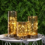 Ensemble-de-3-lampes-de-Table-piles-6-8-10-pouces-haute-verre-lumi-res-d