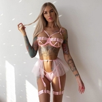 Yimunancy-ensemble-de-Lingerie-jarretelles-en-maille-pour-femmes-Bandage-transparent-ensembles-exotiques-Sexy-Kit-fantaisie