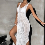 Yimunancy-robe-en-maille-transparente-dos-nu-Sexy-Club-2022