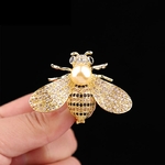 Broche-crois-e-en-forme-d-abeille-en-mail-perle-de-dessin-anim-Anti-mauvais-fonctionnement