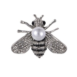 Broche-crois-e-en-forme-d-abeille-en-mail-perle-de-dessin-anim-Anti-mauvais-fonctionnement