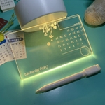 Panneau-de-notes-de-calendrier-lumineux-en-acrylique-petite-lampe-de-Table-transparente-et-effa-able