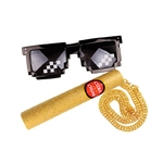 Ensemble-de-lunettes-de-soleil-3-pi-ces-collier-de-cigares-accessoires-de-spectacle-festival-f