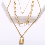 Collier-minimaliste-en-alliage-la-mode-pour-femmes-pendentif-Simple-en-forme-de-c-ur-multicouche