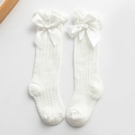 Chaussettes-d-t-pour-b-b-3-paires-blanches-roses-et-bleues-avec-n-ud-tubulaire