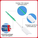 Brosse-interdentaire-en-Silicone-souple-150-pi-ces-bo-te-soins-cure-dents