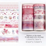 Bo-te-de-10-rouleaux-de-ruban-adh-sif-Scrapbooking-d-coratif-mignon-pour-Journal-intime