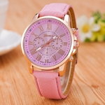 Montre-Quartz-pour-femmes-d-affaires-accessoire-de-luxe-unisexe-Simple-Double-couche-rose