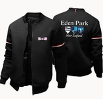 Homme-Manteau-Imprim-Eden-Park-en-Couleur-Unie-et-D-contract-Veste-de-Sport-Fermeture-clair