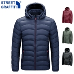 Veste-Parka-Imperm-able-Et-paisse-Pour-Homme-Manteau-Chaud-Et-Coupe-Vent-De-Marque-Chapeau