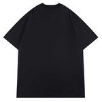 T-shirt-manches-courtes-pour-hommes-Streetwear-Hip-Hop-estival-et-ample-en-coton-avec-flamme