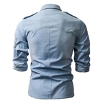 Chemise-en-Denim-manches-longues-pour-homme-en-coton-de-haute-qualit-d-contract-e-la